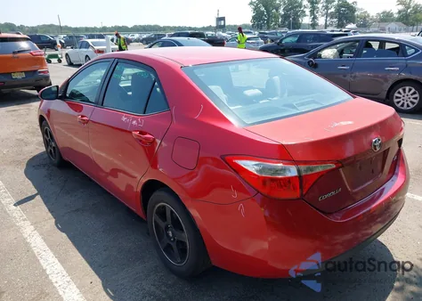 2014 Toyota Corolla Le z USA, uszkodzony, nr VIN 2T1BURHE6EC052456